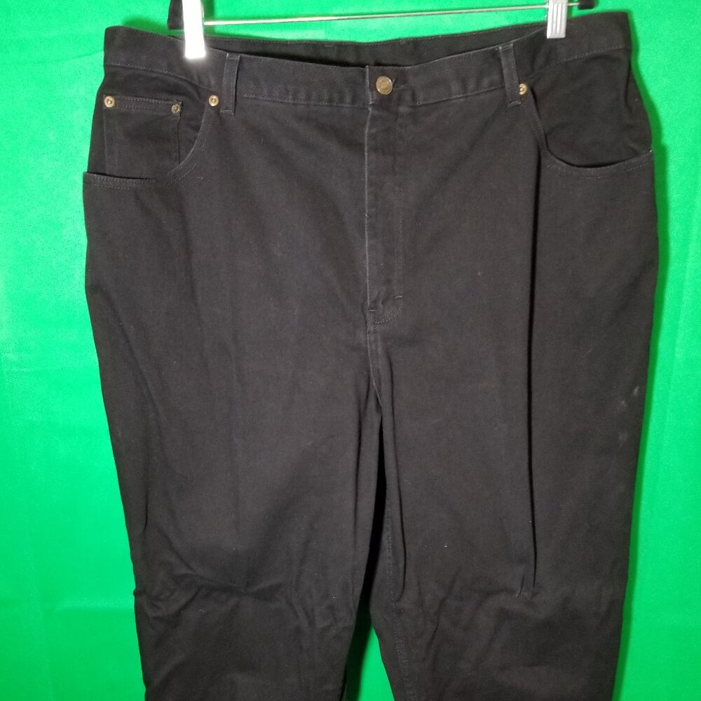 Newport News Jeanology Collection Black Jeans Women Plus Size 22 Casual Classic